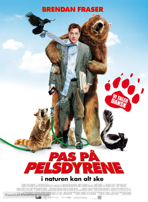 Furry Vengeance - Danish Movie Poster