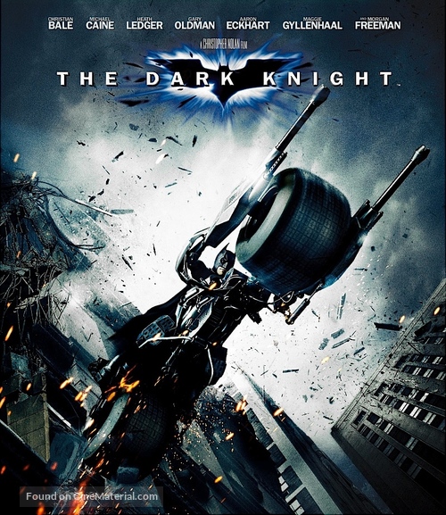 The Dark Knight - Blu-Ray movie cover