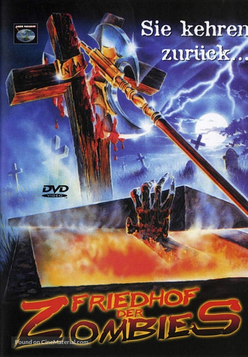 Cementerio del terror - German DVD movie cover