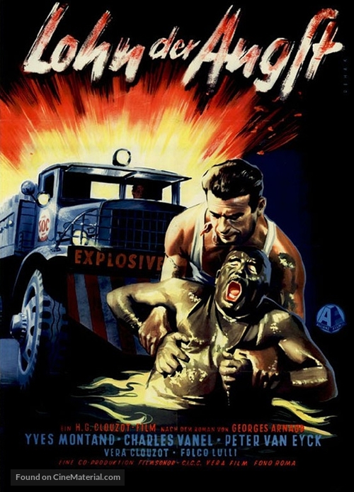 Le salaire de la peur - German Movie Poster