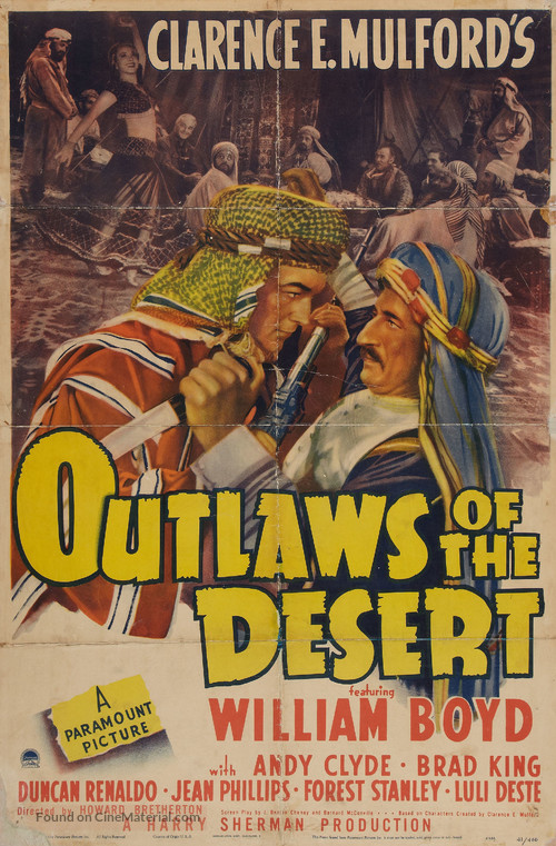 Outlaws of the Desert - Movie Poster