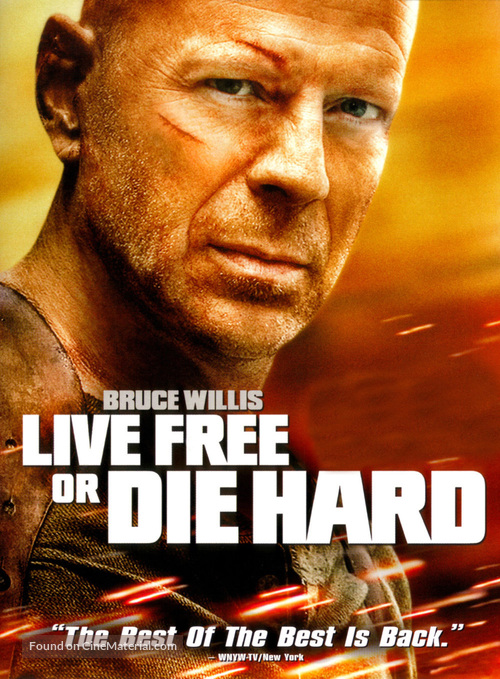 Live Free or Die Hard - DVD movie cover