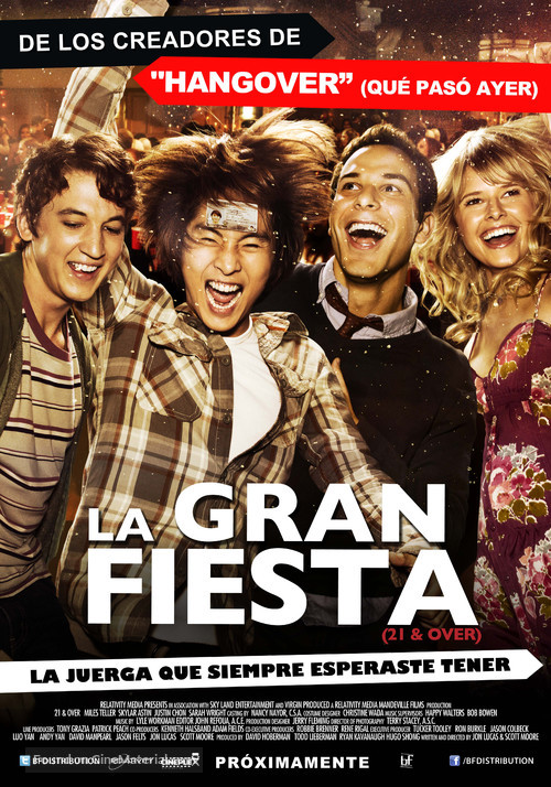 21 and Over - Peruvian Movie Poster