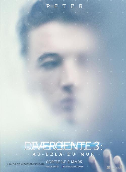 The Divergent Series: Allegiant - French Movie Poster