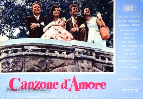 Canzone d&#039;amore - Italian Movie Poster