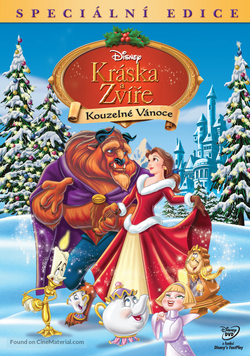 Beauty and the Beast: The Enchanted Christmas - Czech Movie Cover