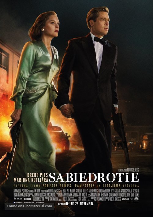 Allied - Latvian Movie Poster