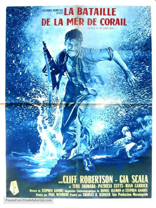 Battle of the Coral Sea - French Movie Poster