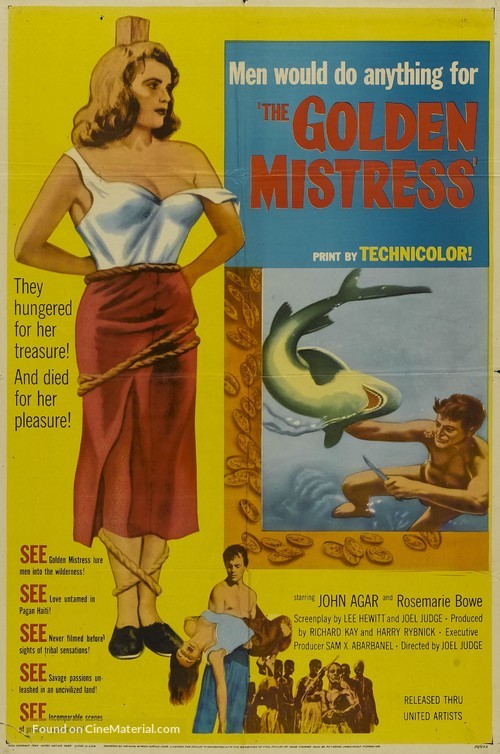 The Golden Mistress - Movie Poster