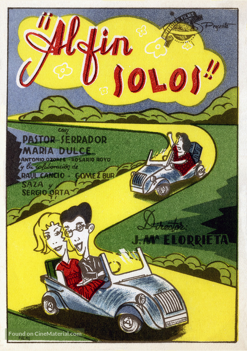 Al fin solos - Spanish Movie Poster