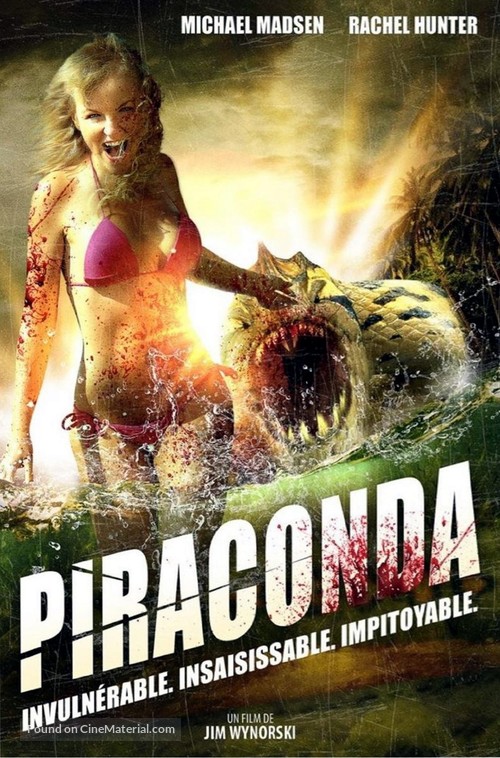 Piranhaconda - French DVD movie cover
