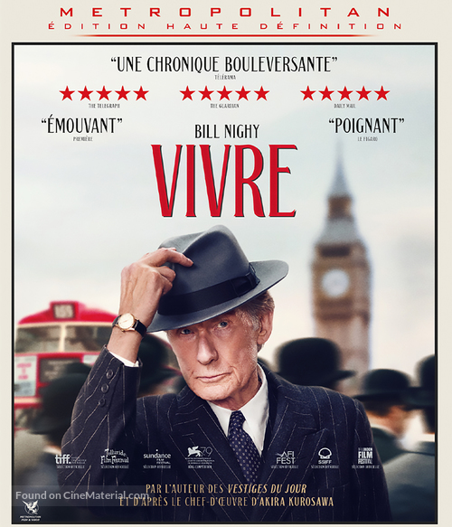 Living - French Blu-Ray movie cover