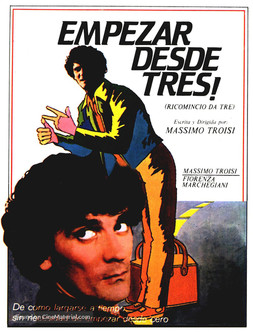 Ricomincio da tre - Spanish Movie Poster