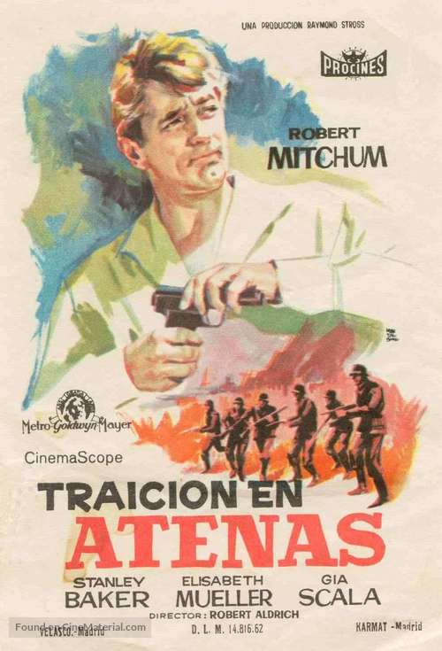The Angry Hills - Spanish Movie Poster