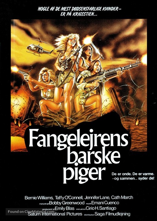 Caged Fury - Danish Movie Poster