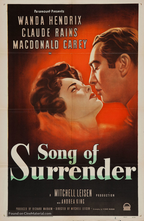 Song of Surrender - Movie Poster