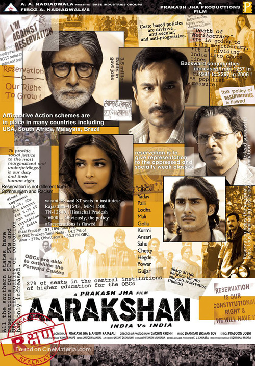 Aarakshan - Indian Movie Poster