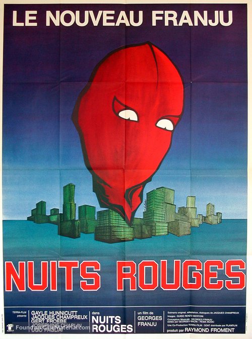 Nuits rouges - French Movie Poster