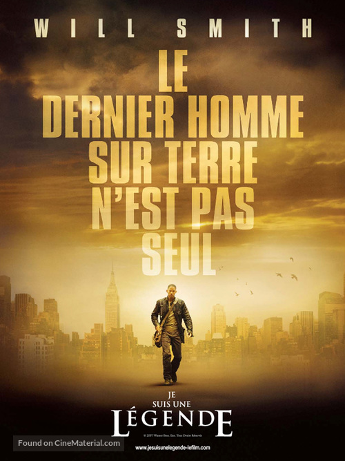 I Am Legend - French Movie Poster
