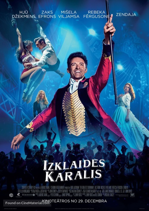 The Greatest Showman - Latvian Movie Poster