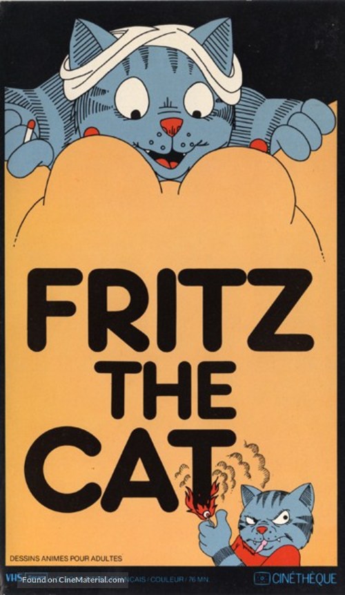 Fritz the Cat - French VHS movie cover