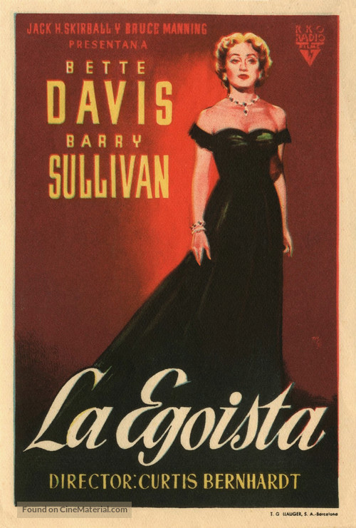 Payment on Demand - Spanish Movie Poster
