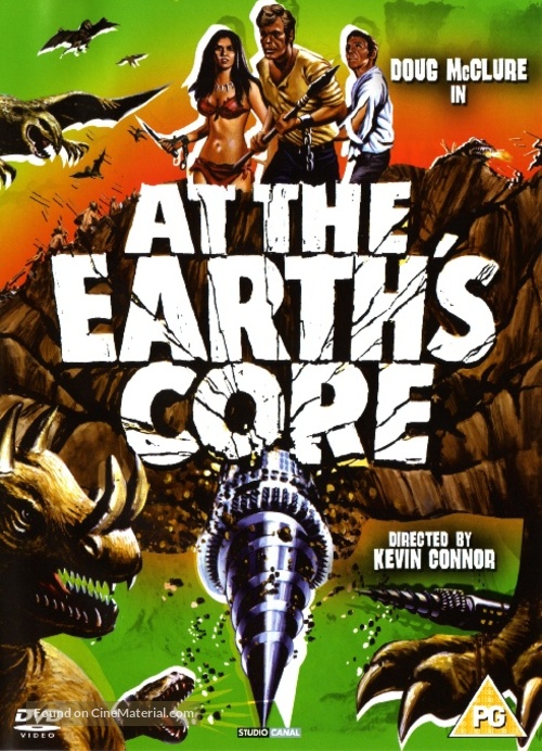 At the Earth&#039;s Core - British DVD movie cover