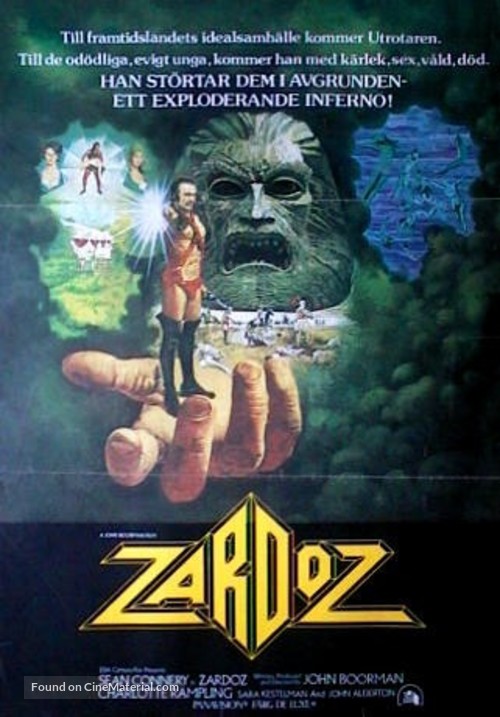 Zardoz - Swedish Movie Poster