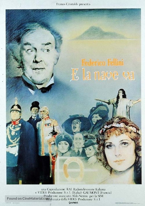 E la nave va - Italian Movie Poster