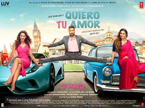 De De Pyaar De - Spanish Movie Poster