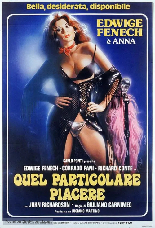 Anna, quel particolare piacere - Italian Movie Poster