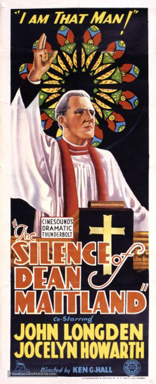 The Silence of Dean Maitland - Movie Poster