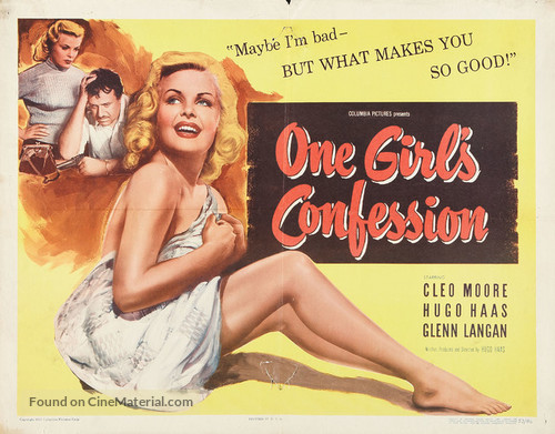 One Girl&#039;s Confession - Movie Poster