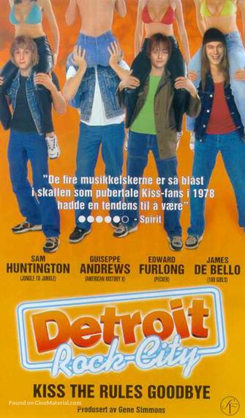 Detroit Rock City - Danish Movie Poster