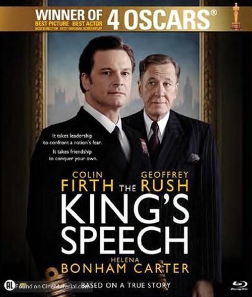 The King&#039;s Speech - Dutch Blu-Ray movie cover