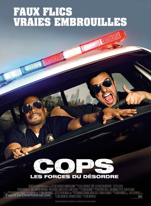 Let&#039;s Be Cops - French Movie Poster