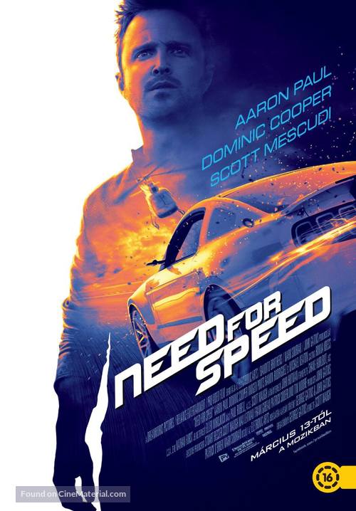 Need for Speed - Hungarian Theatrical movie poster