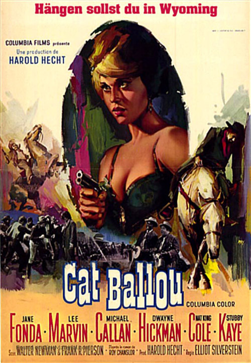 Cat Ballou - Belgian Movie Poster