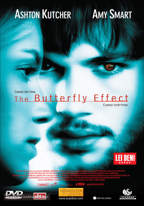 The Butterfly Effect - Norwegian DVD movie cover