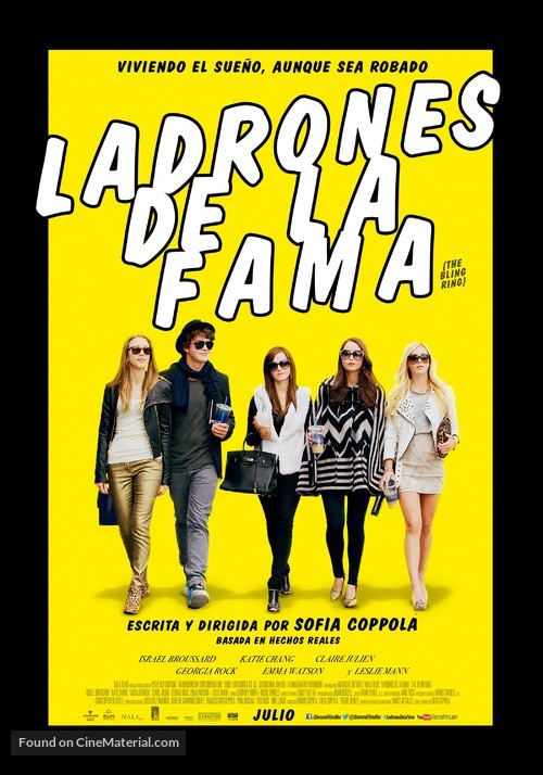 The Bling Ring - Mexican Movie Poster