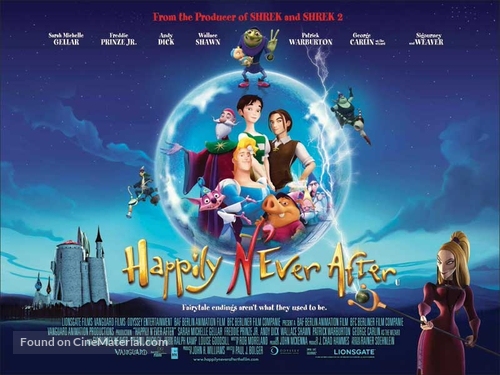 Happily N&#039;Ever After - British Movie Poster