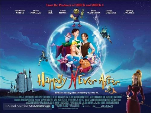 Happily N&#039;Ever After - British Movie Poster