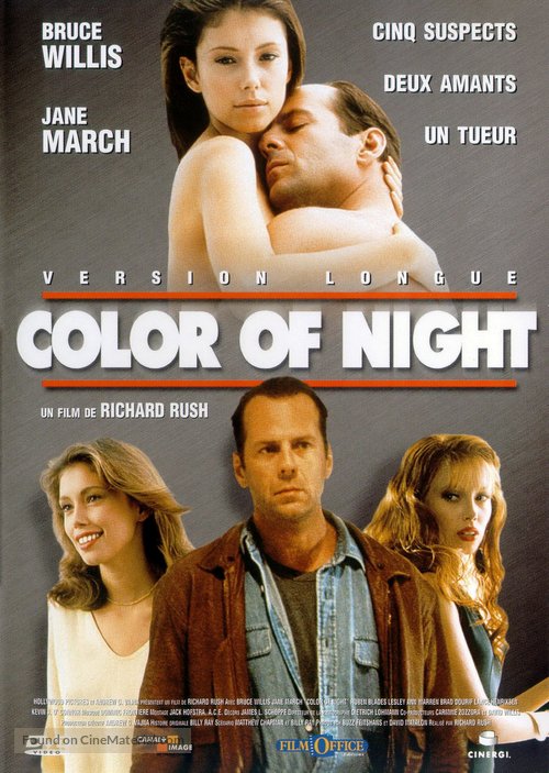 Color of Night - French DVD movie cover