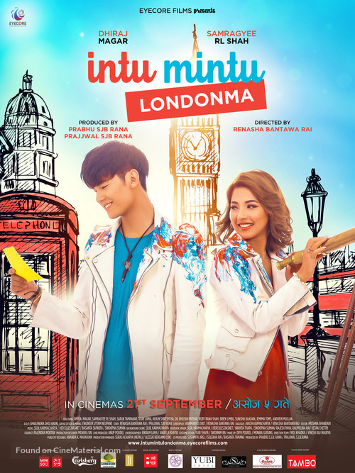 Intu Mintu Londonma - Indian Movie Poster