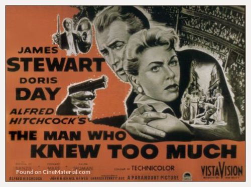 The Man Who Knew Too Much - British Movie Poster