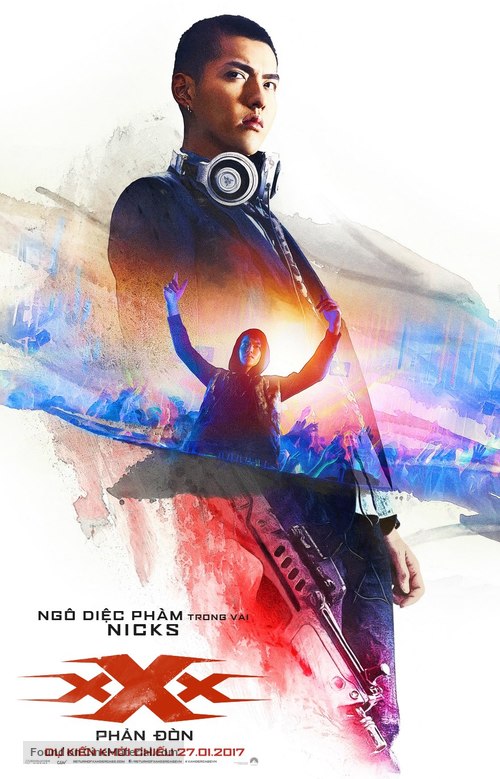 xXx: Return of Xander Cage - Vietnamese Movie Poster