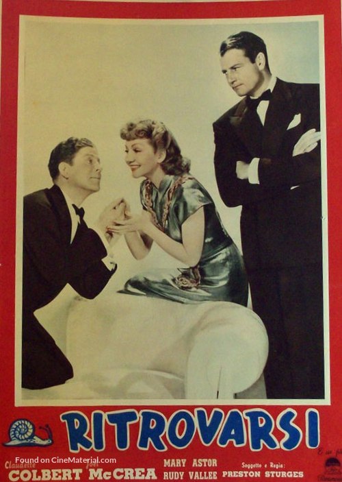 The Palm Beach Story - Italian Movie Poster