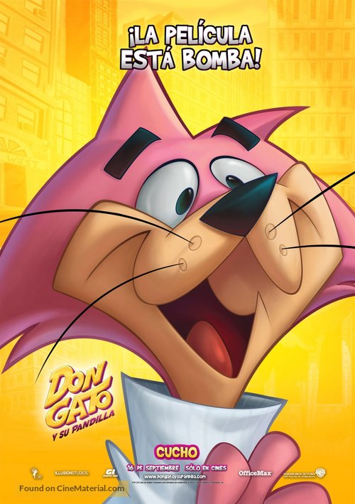 Don gato y su pandilla - Mexican Movie Poster