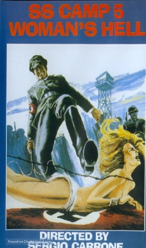SS Lager 5: L&#039;inferno delle donne - Belgian VHS movie cover