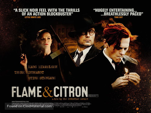 Flammen &amp; Citronen - British Movie Poster